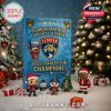 Florida Panthers 2025 Stanley Cup Champions Advent Calendar displayed in a winter-themed setting.