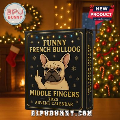 Funny French Bulldog Advent Calendar 2025