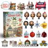 Gilmore Girls Advent Calendar 2025 with ornaments featuring characters and landmarks from the show.
