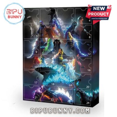 Godzilla Advent Calendar, The One With 24 Little Doors