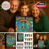 Grandparents and child holding the Grateful Dead 60th Anniversary Advent Calendar!