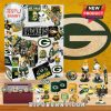 Green Bay Packers advent calendar with football-themed gifts and team collectibles.