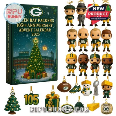 Green Bay Packers Advent Calendar 105th Anniversary Edition