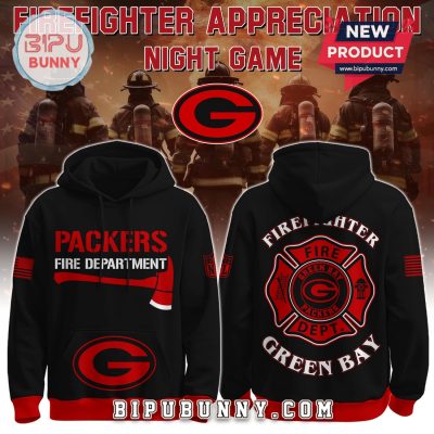 Green Bay Packers NFL x Firefighter Appreciation Limited Edition Hoodie Green Bay Packers NFL x Firefighter Appreciation Limited Edition Hoodie