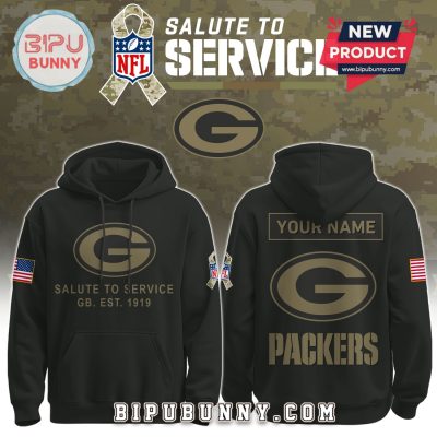 Green Bay Packers Nike 2025 Salute to Service Pullover Hoodie