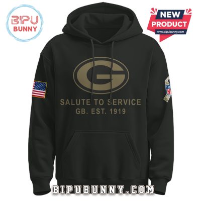 Green Bay Packers Nike 2025 Salute to Service Pullover Hoodie
