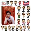 Harry Styles Advent Calendar 2025 with collectible mini figurines of the artist in various outfits and accessories.
