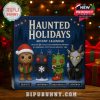 Haunted Holidays Advent Calendar and a full set of spooky holiday ornaments beside it.