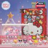 Sanrio figurine collection inside transparent display case!