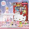 Hello Kitty calendar box with open window and Sanrio toys displayed!