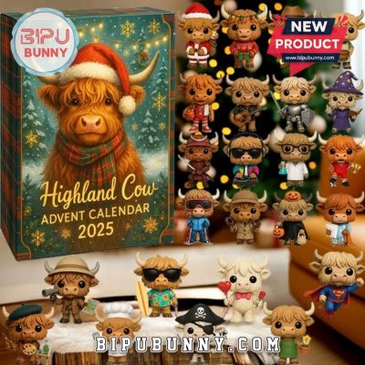Highland Cow Advent Calendar 2025