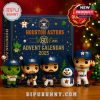 Houston Astros 60th Anniversary Advent Calendar 2025 with 24 funko pop style miniature player and team-themed ornaments!