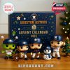 24 miniature collectible ornaments from the Indiana Hoosiers Advent Calendar, including funko pop style figures and various sports and school-themed items!