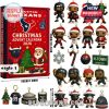 Detailed view of Houston Texans Christmas Advent Calendar 2025 with collectibles, jerseys, and memorabilia.