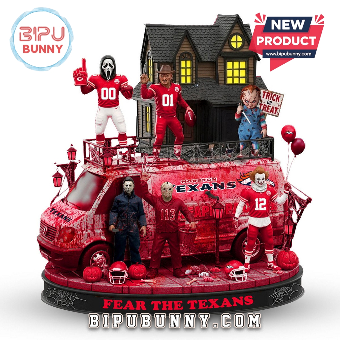 Houston Texans Halloween Collectible Figures Houston Texans Halloween Collectible Figures