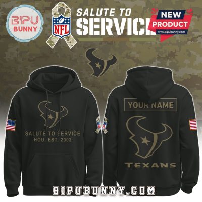 Houston Texans Nike 2025 Salute to Service Pullover Hoodie