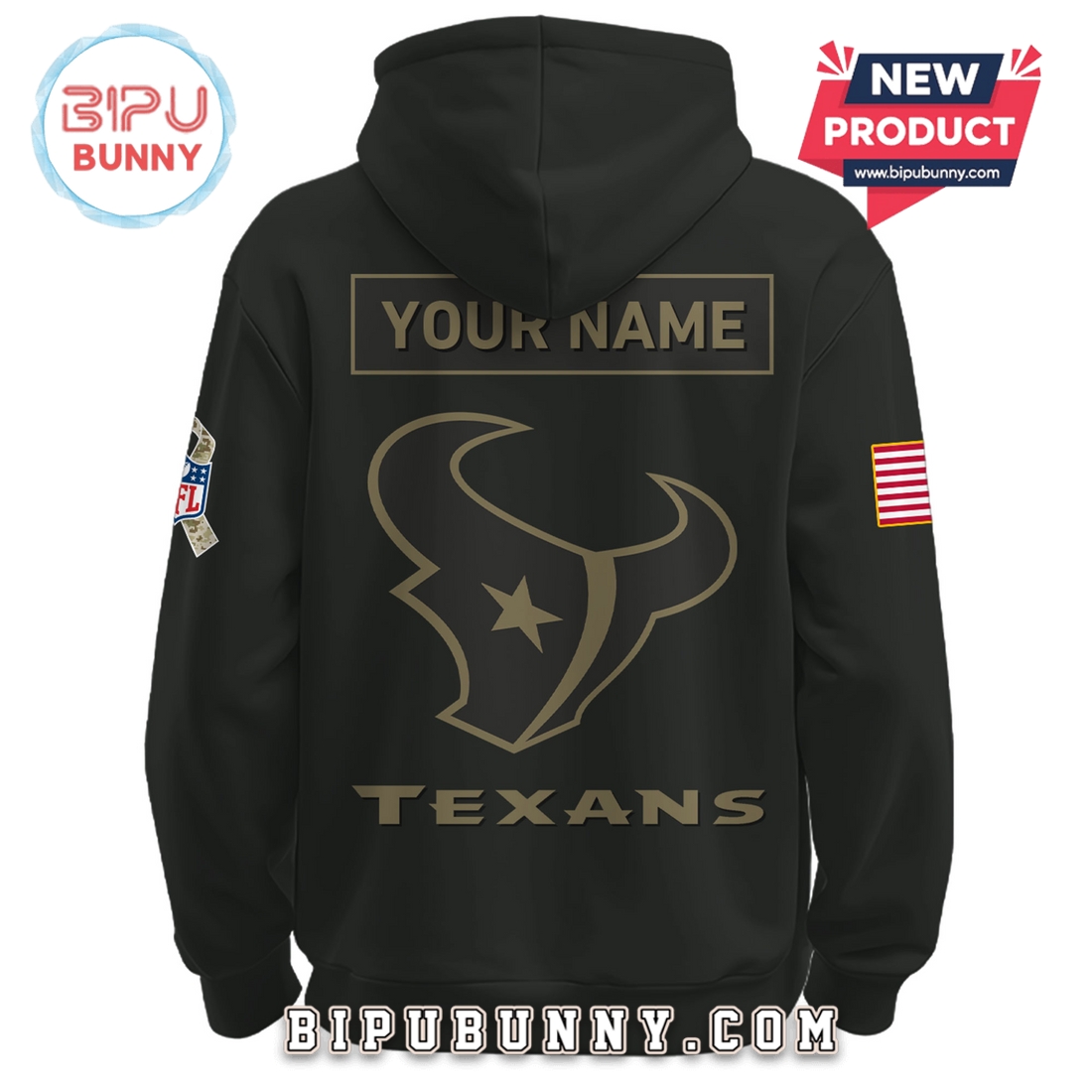 Houston Texans Nike 2025 Salute to Service Pullover Hoodie Houston Texans Nike 2025 Salute to Service Pullover Hoodie