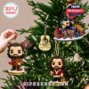 Christmas tree decorated with Hozier-themed ornaments and holiday guitar charm!