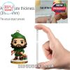 Hozier elf ornament with durable 3–4mm acrylic thickness shown in detail!