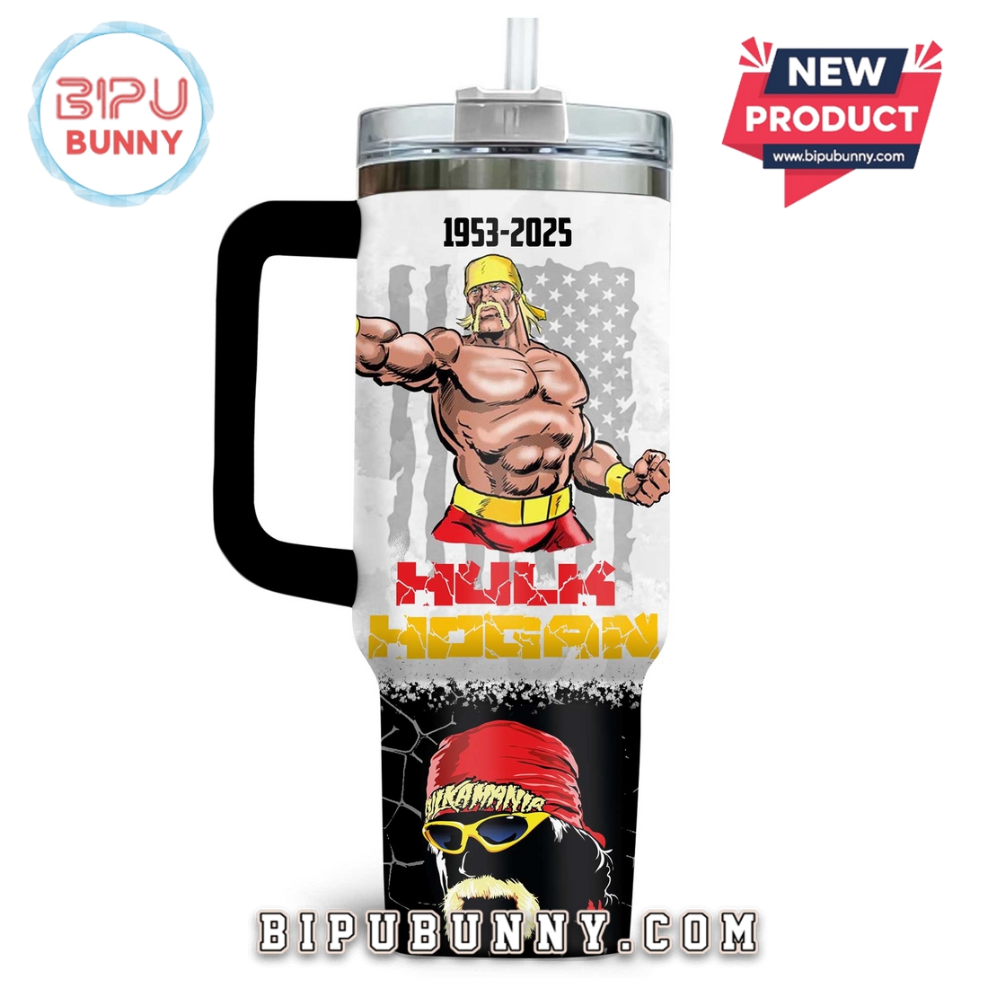 Hulk Hogan Stanley Tumbler 40oz Hulk Hogan Stanley Tumbler 40oz