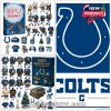 Indianapolis Colts Advent Calendar 2025 with a collection of football-related collectibles and festive designs.