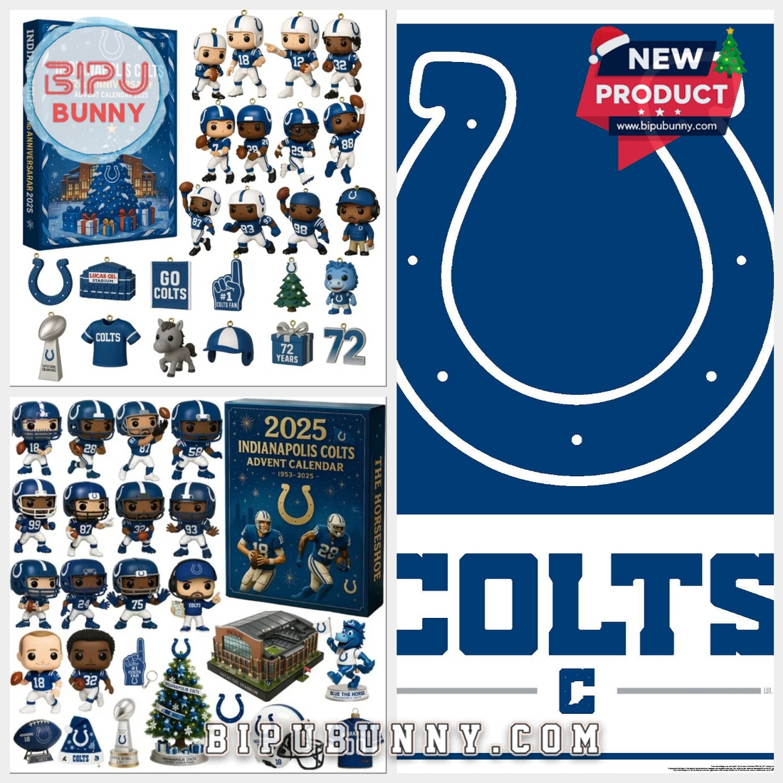 Indianapolis Colts 72th Anniversary Advent Calendar Indianapolis Colts 72th Anniversary Advent Calendar
