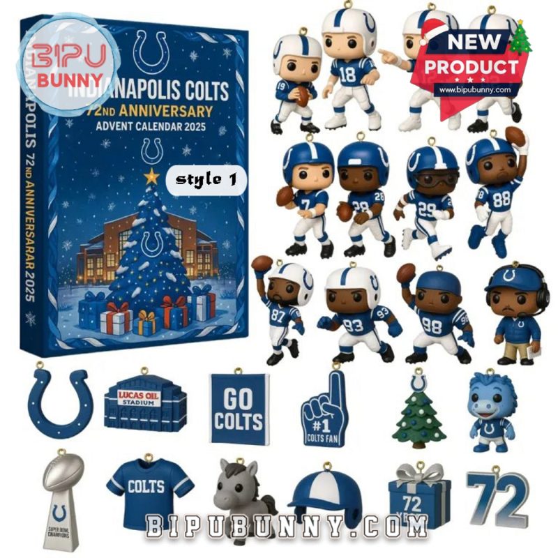 Indianapolis Colts 72th Anniversary Advent Calendar Indianapolis Colts 72th Anniversary Advent Calendar