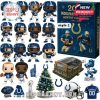 Indianapolis Colts Advent Calendar Style 2 with additional team collectibles and miniatures like a football trophy and Christmas tree.
