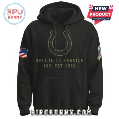 Indianapolis Colts Nike 2025 Salute to Service Pullover Hoodie