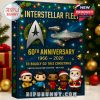 Detailed design of the Interstellar Fleet 60th Anniversary Advent Calendar, featuring Christmas-themed characters and limited edition collectibles.