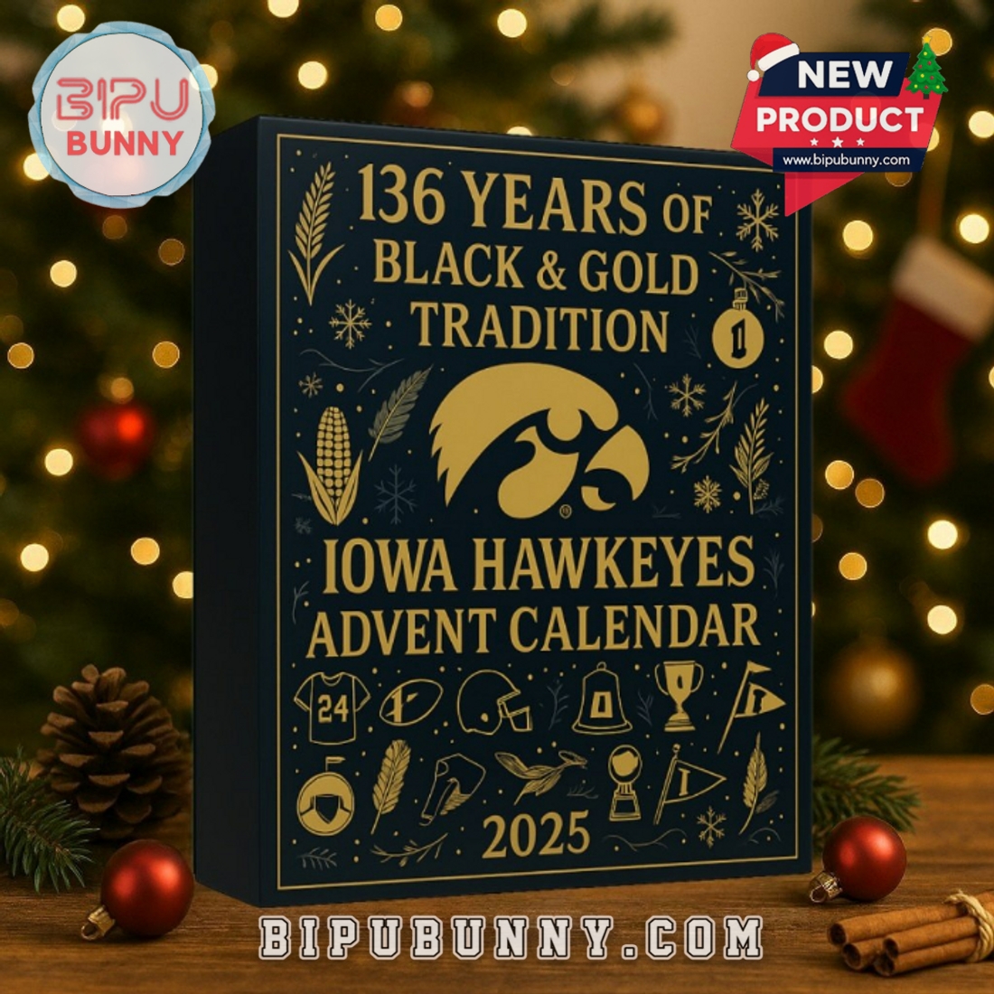 Iowa Hawkeyes 136th Anniversary Advent Calendar Iowa Hawkeyes 136th Anniversary Advent Calendar