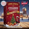 Iowa State Cyclones Advent Calendar 2025 with a snowy background and festive decorations.