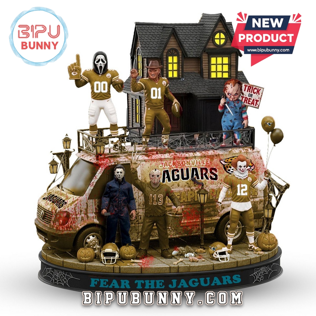 Jacksonville Jaguars Halloween Collectible Figures Jacksonville Jaguars Halloween Collectible Figures