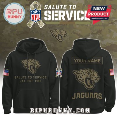 Jacksonville Jaguars Nike 2025 Salute to Service Pullover Hoodie