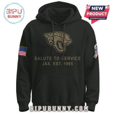 Jacksonville Jaguars Nike 2025 Salute to Service Pullover Hoodie