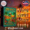 Jimmy Buffett 2025 Advent Calendar box with a parrot mascot and 15 tropical hanging ornaments!