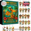 Jimmy Buffett 2025 Advent Calendar box and a full display of all 24 island themed ornaments or keychains!