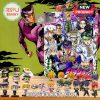 JoJo's Bizarre Adventure advent calendar and figurine collection on display.