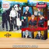 Front view of Jujutsu Kaisen countdown calendar with characters.