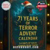 Festive 71 Years of Terror Advent Calendar with collectible Kaiju figures.