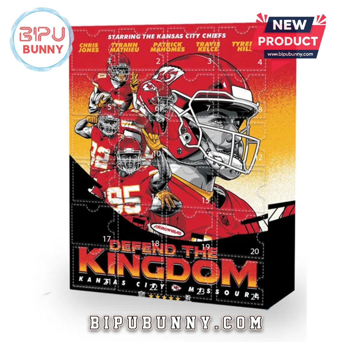 Kansas City Chiefs Advent Calendar 2025 Kansas City Chiefs Advent Calendar 2025