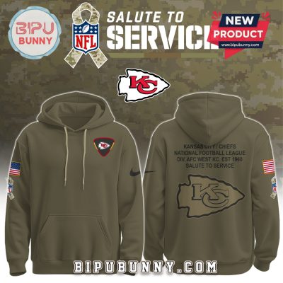 Kansas City Chiefs NFL Salute to Service Hoodie 2025