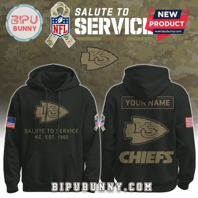 Kansas City Chiefs Nike 2025 Salute to Service Pullover Hoodie