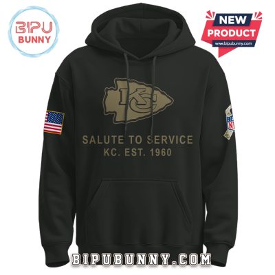 Kansas City Chiefs Nike 2025 Salute to Service Pullover Hoodie