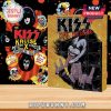 KISS advent calendar box next to Psycho X Circus poster art with clown and rock band designs!