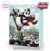 Kung Fu Panda Advent Calendar with collectible panda figures and holiday-themed design.