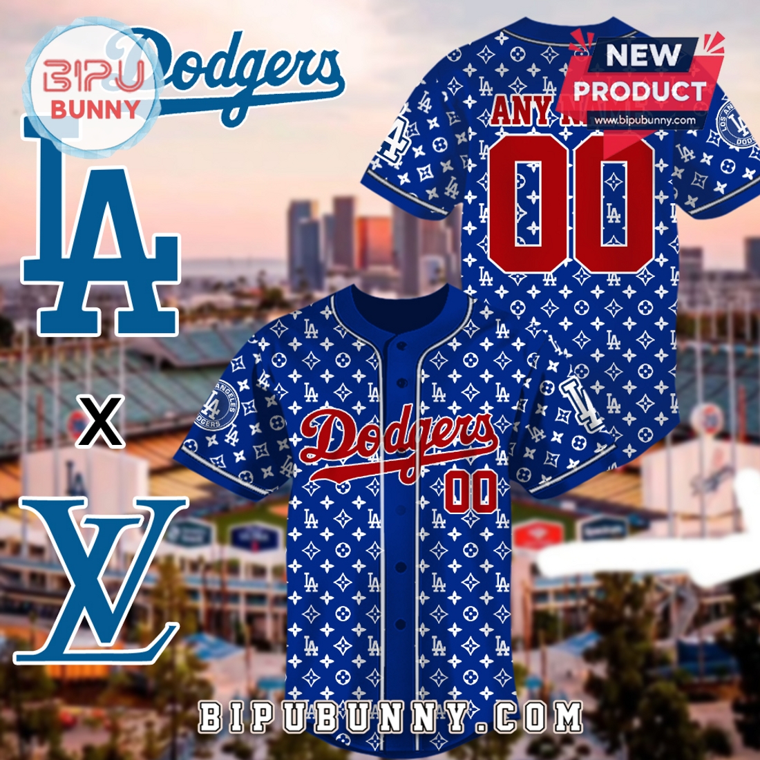 LA Dodgers Luxury Brand Baseball Jersey LA Dodgers Luxury Brand Baseball Jersey