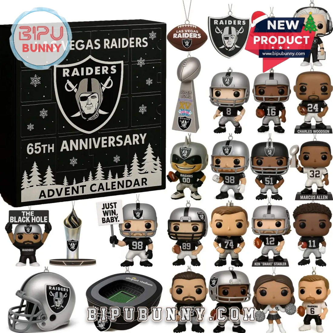 Las Vegas Raiders 65th Anniversary Advent Calendar Las Vegas Raiders 65th Anniversary Advent Calendar