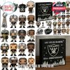 Las Vegas Raiders 65th Anniversary Advent Calendar box and a large display of the player and team themed ornaments!
