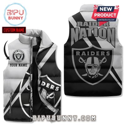 Las Vegas Raiders Custom Puffer Jacket 2025